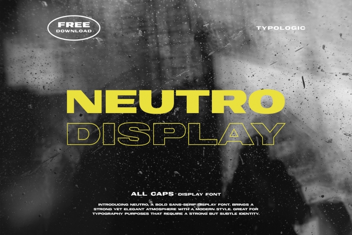 Neutro Display Font Download