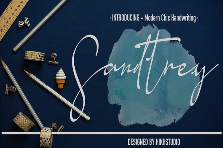 Sandtrey Font Download