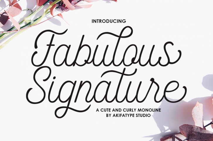Fabulous Signature Font Download