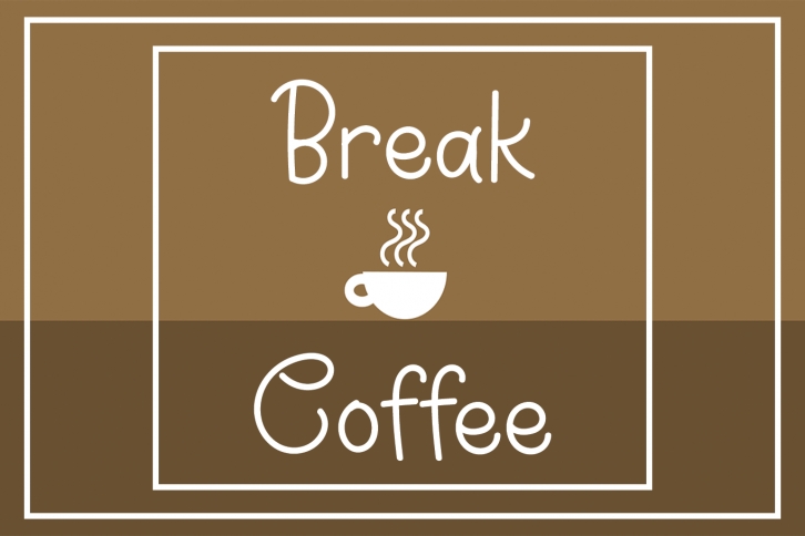 Break Coffee Font Download