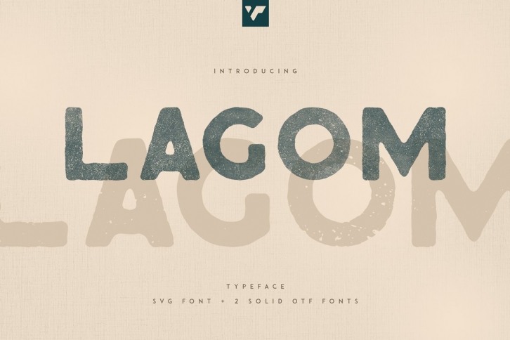 Lagom SVG font + 2 rough OTF fonts Font Download