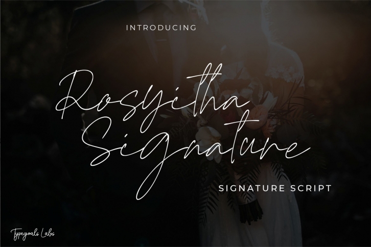 Rosyitha Signature Font Download