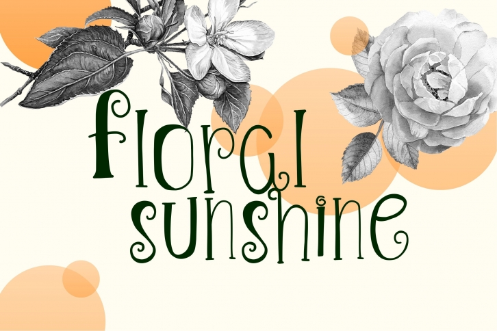 Floral Sunshine Font Download