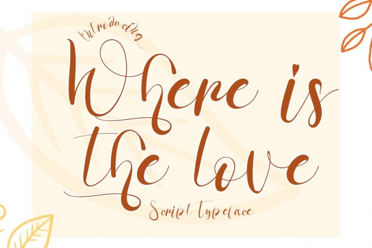 Where is the Love Font Download