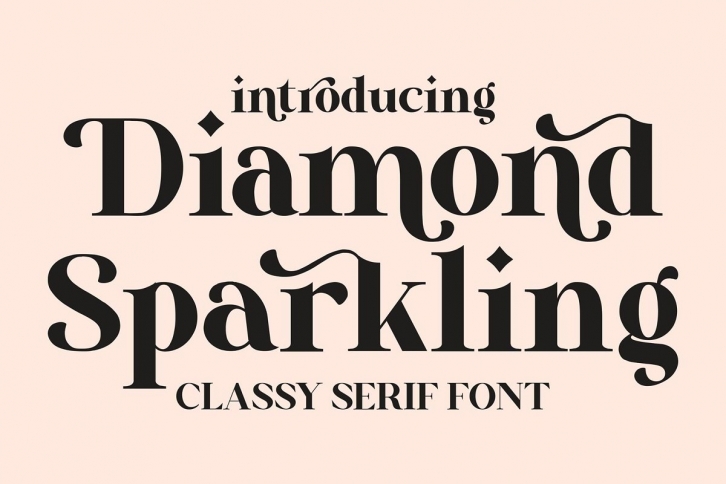 Diamond Sparkling Serif LS Font Download