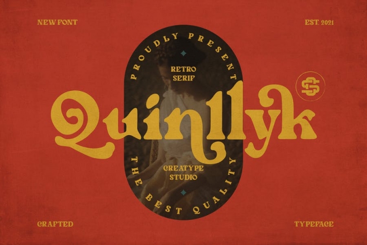 Quinlliyk Retro Serif Font Download
