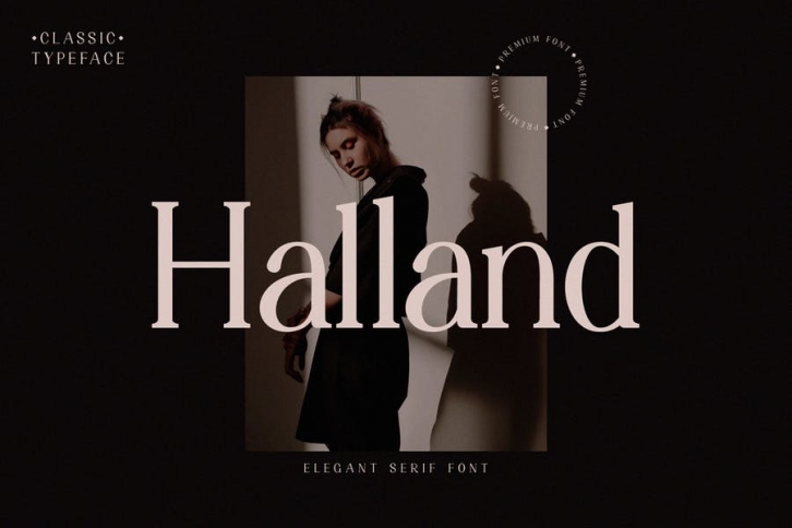 Halland Serif Font Font Download