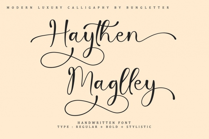 Haythen Maglley Font Download