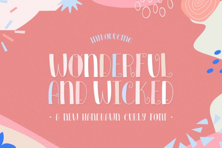 Wonderful and Wicked Font Font Download