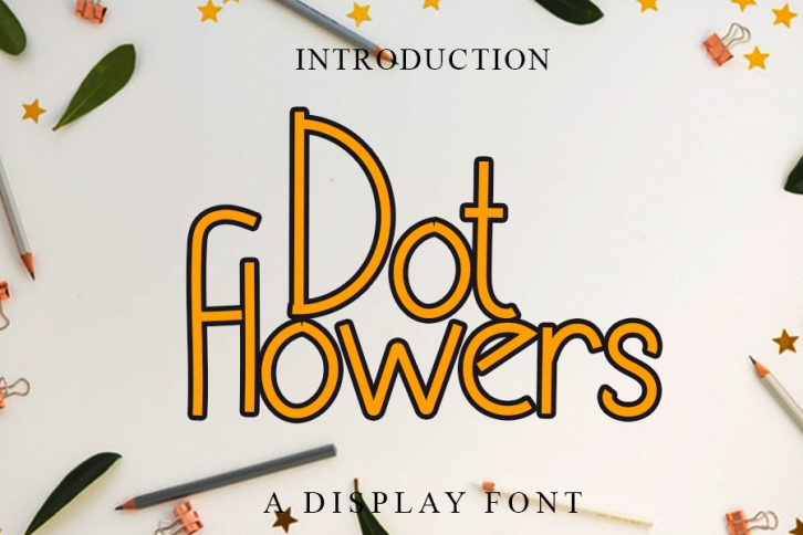 Dot Flowers Font Download