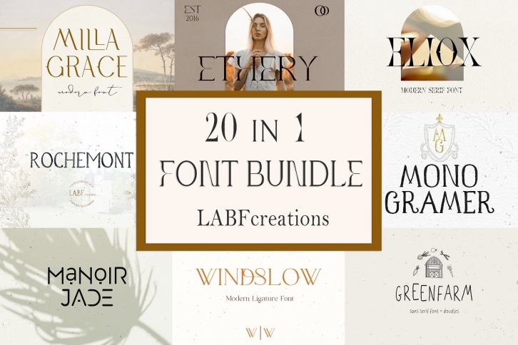 Font BUNDLE. 20 in 1. Font Download