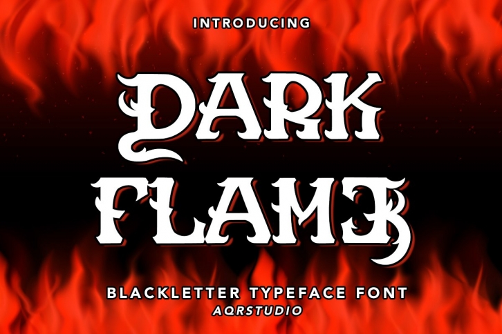 Dark Flame Font Download