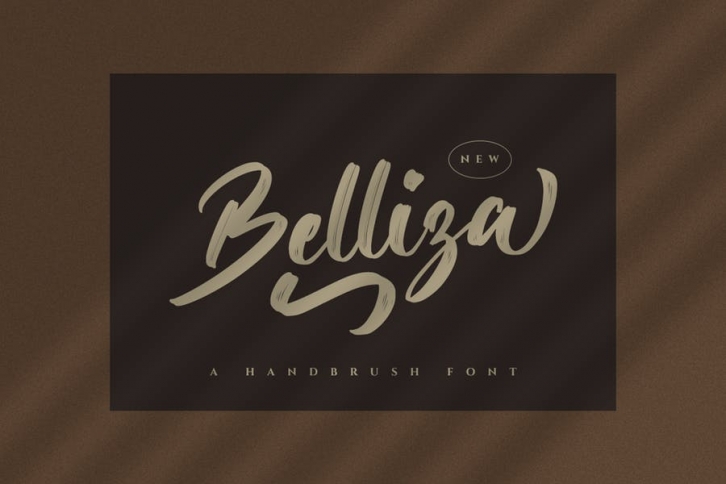 Belliza - Brush Script Font Font Download