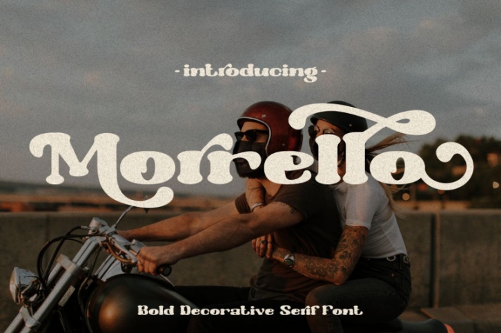 Morrello - Bold Retro Decorative Serif Font Font Download