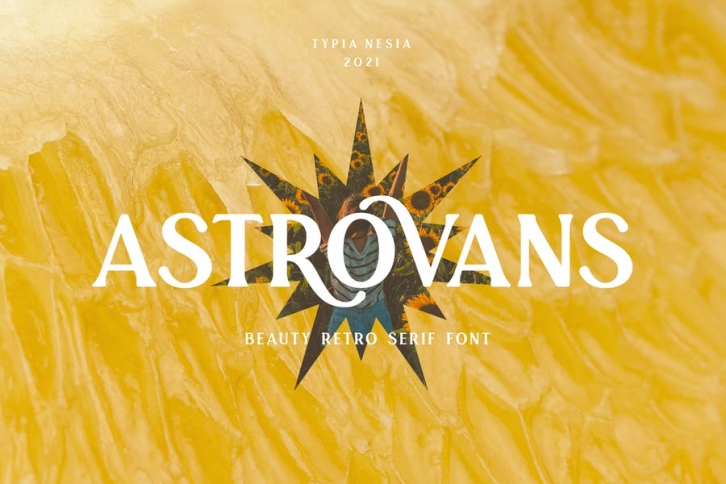 Astrovans - Beauty Summer Vintage Retro Serif Font Download