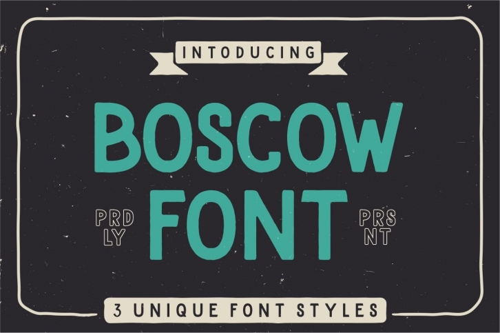 Boscow Font Download
