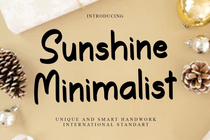 Sunshine Minimalist Font Download