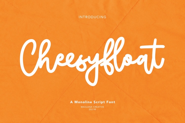 Cheesyfloat Monoline Script Font Download