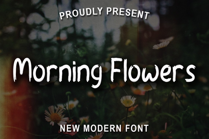 Morning Flowers Font Download