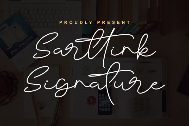 DS Sartting Signature - Signature Font Download