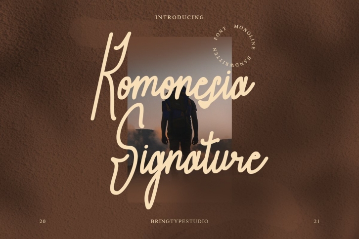 Komonesia Signature Font Download