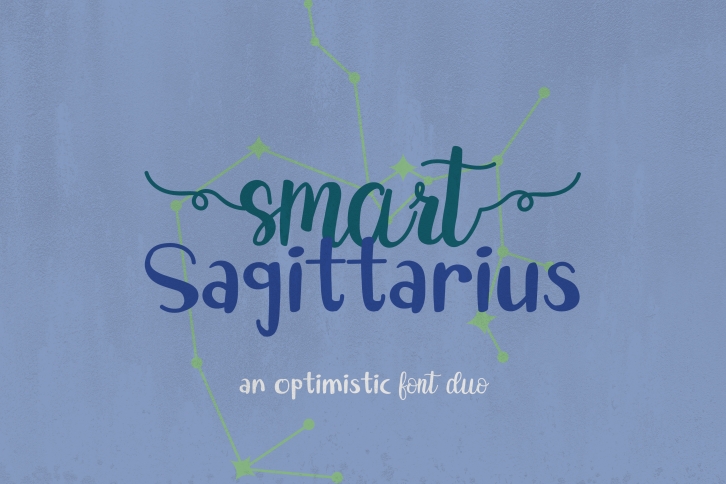 Smart Sagittarius Duo Font Download