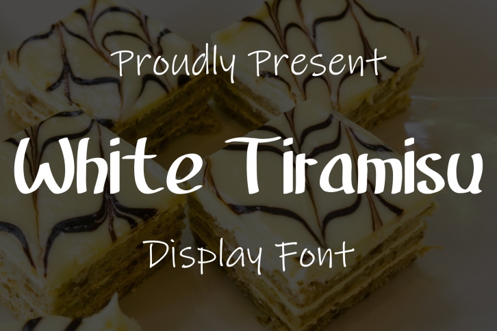White Tiramisu Font Download