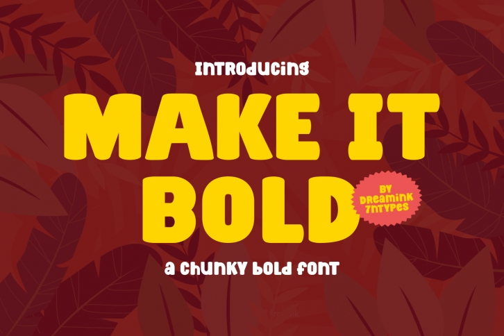 Make It Bold Font Download