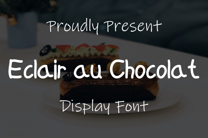 Eclair Au Chocolat Font Download