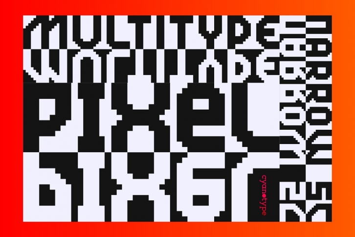 MultiType Pixel Narrow SC Font Download