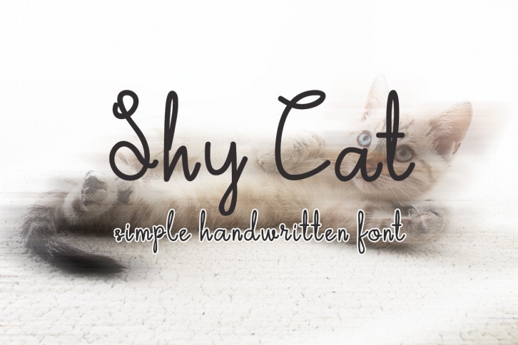 Shy Cat Font Download