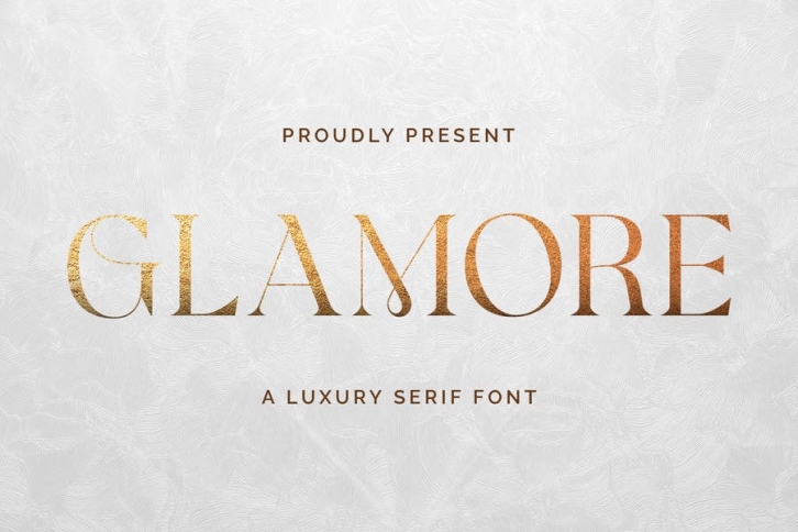 Glamore - Luxury Display Serif Font Download