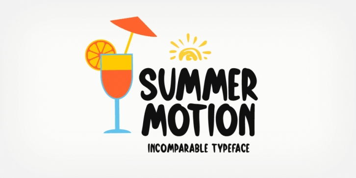 Summer Motion Font Download