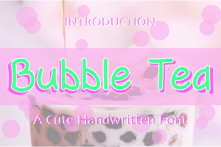 Bubble Tea Font Download