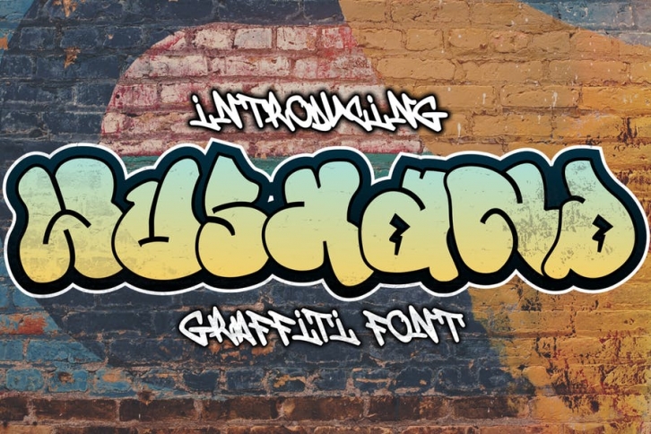 Wushand - Graffiti Thick Font Font Download
