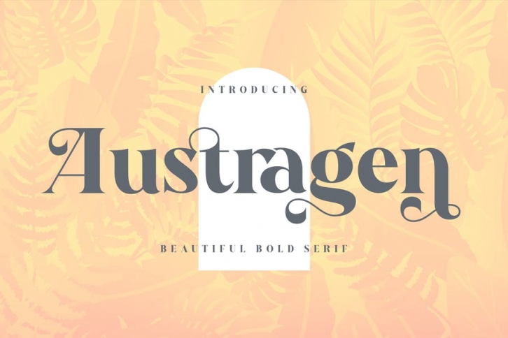Austragen - Beautiful Display Serif Font Download