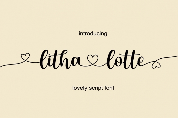 Litha Lotte Font Download