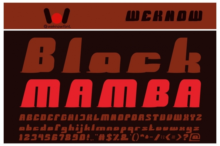 Black Mamba Font Download