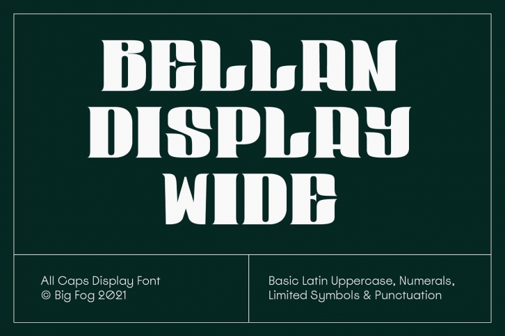 Bellan Display Wide Font Download