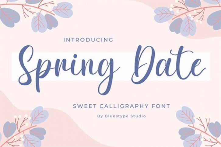 Spring Date Font Download