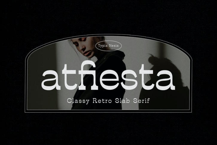 Atfiesta - Elegant Reverse Slab Serif Font Download