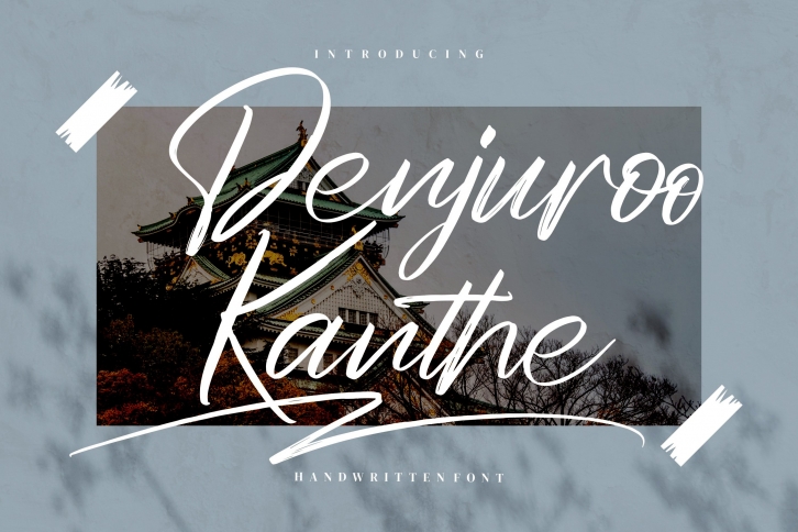 Denjuroo kanthe Font Download