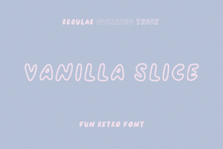 VANILLA SLICE handwritten sans serif Font Download