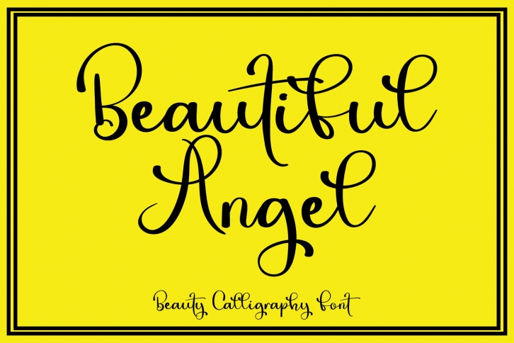 Beautiful Angel Font Download