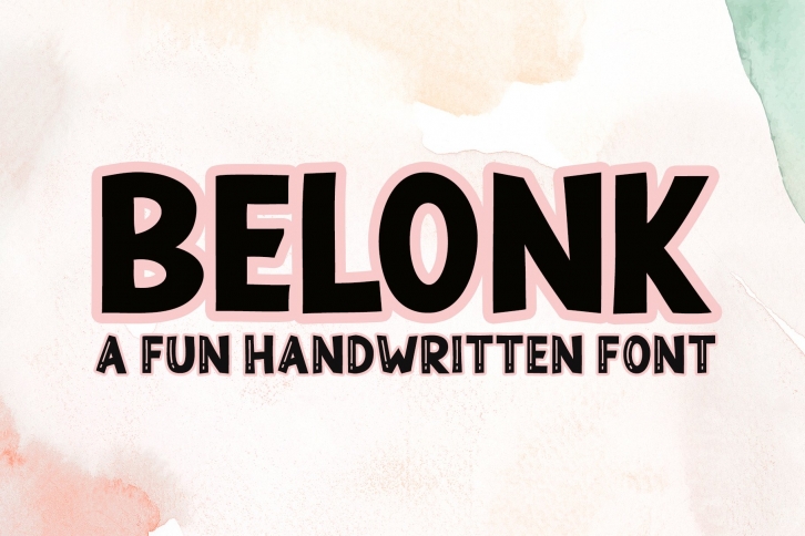 Belonk Font Download