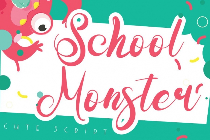 School Monster Font Download