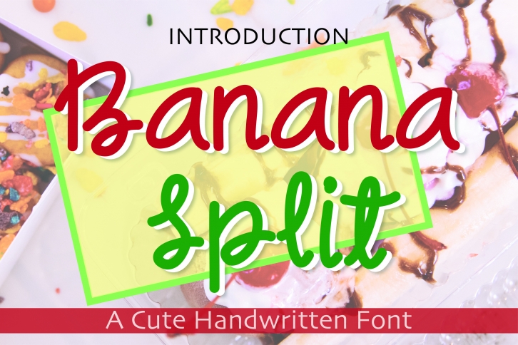 Banana Split Font Download