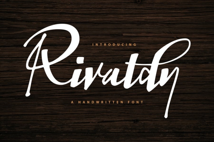 Rivaldy | A Handwritten Font Font Download