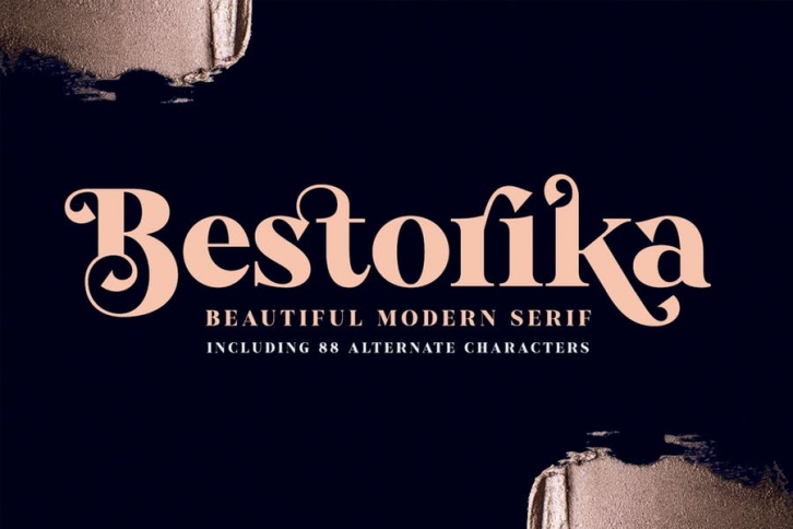 Bestorika - Beautiful - Modern Serif Font Download