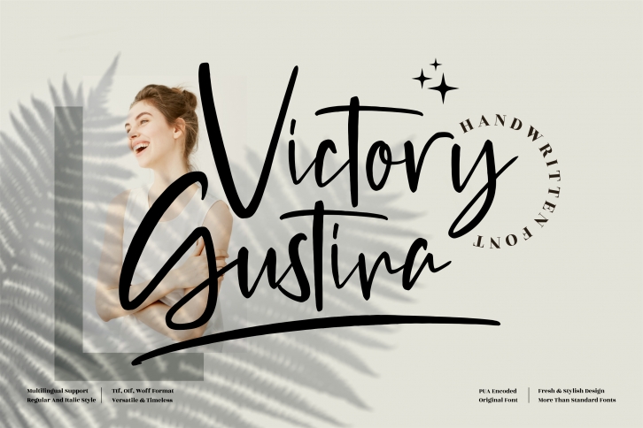 Victory Gustina Font Download
